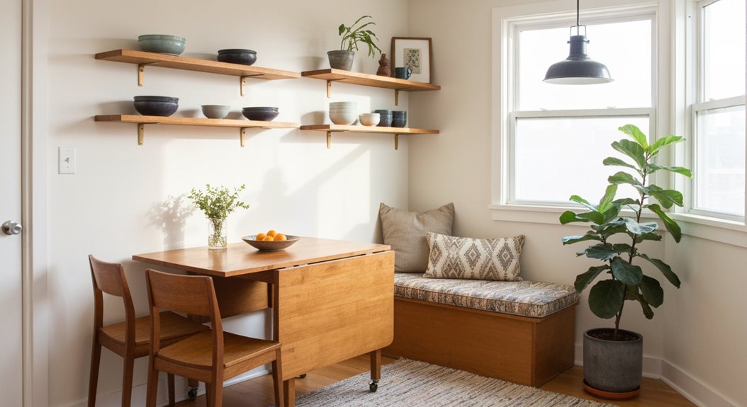 10 kreative und clevere Essbereich-Ideen für kleine Wohnungen