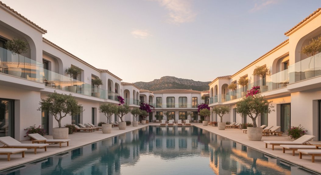 modernes mediterranes Küstenrefugium