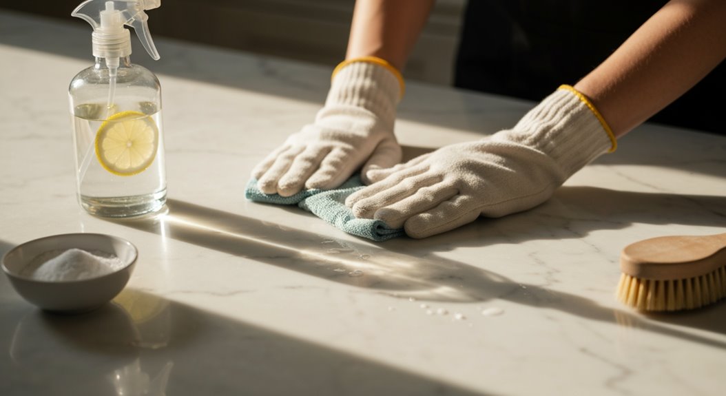 Natursteinoberflächenpflege