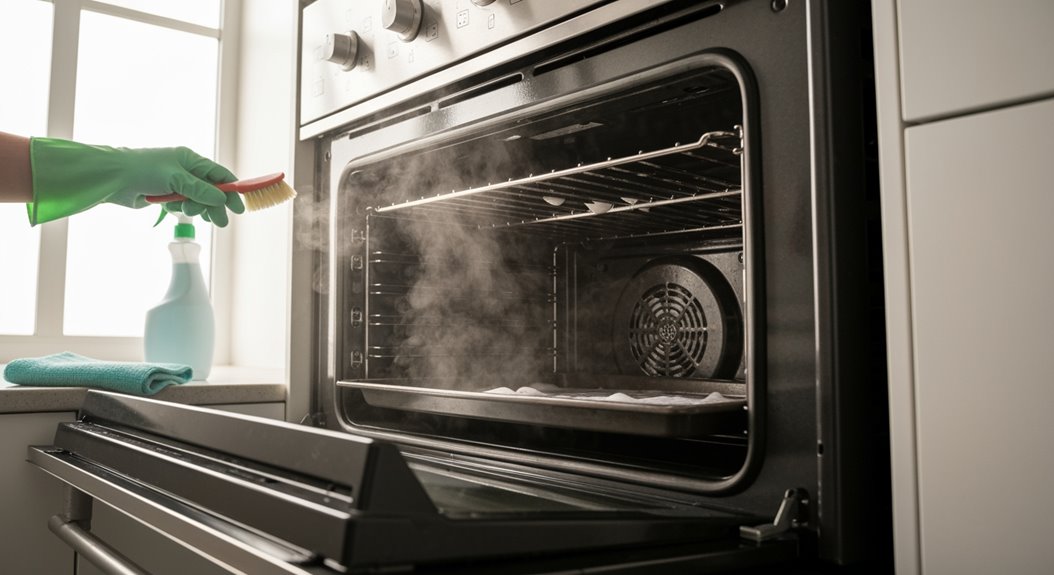 richtige Vorbereitung zur Ofenreinigung