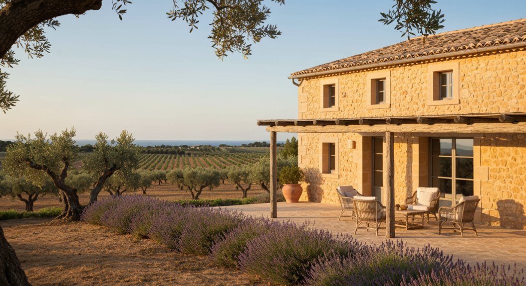 ländliche Ruhe in der Nähe des Strandes