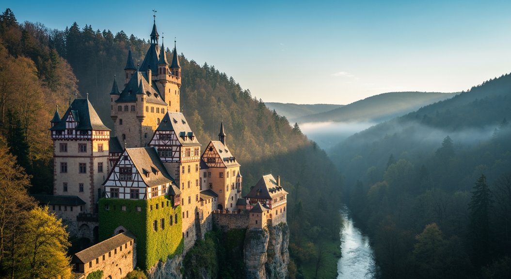 zeitlose mittelalterliche architektonische Schönheit